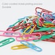 image 3 of Pack of 100 Assorted Coloured Paper Clips 33mm