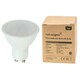 image 3 of ValueLights 20 Pack GU10 White Plastic Spotlight LED 5W Warm White 3000K 450lm Light Bulb