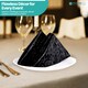 image 8 of Square Crushed Velvet Napkins, Cloth with Hemmed Edges Napkins - 20 Inch