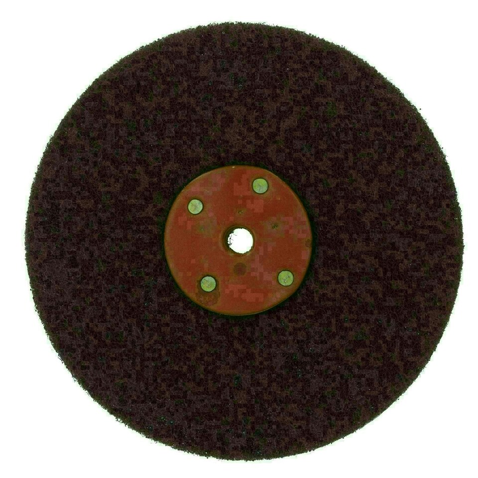 image 1 of Medium Abrasive Scotch Mop Rust Paint Removal Remover Polishing 6" x 1 Row