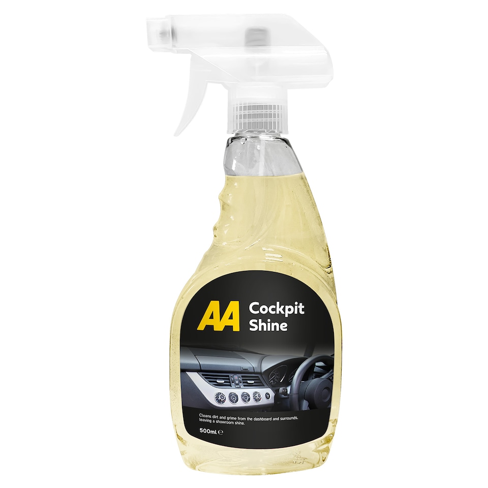image 1 of AA Car Cleaning Kit, 8-Piece Set with 4 Cleaners, Microfibre Cloths, Sponge and Bucket