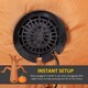 image 6 of Outsunny 7.9FT Tall Halloween Inflatable Ghost Tree with Pumpkins, White Ghosts and Tombstone, Blow-Up Outdoor Halloween Decoration for Lawn, Garden, Party