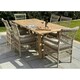 image 3 of Provence Collection Outdoor Dining Chair - Metal - L94 x W62 x H69 cm - Beige