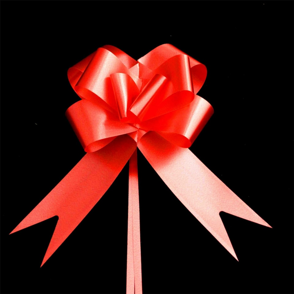 image 1 of 20 Red Pullbows (30mm)