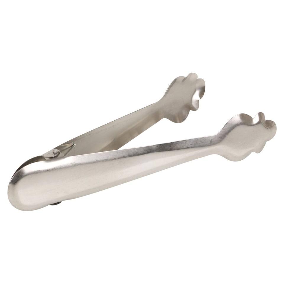 image 1 of Stainless Steel Ice Bucket And Tongs Set | White | 2