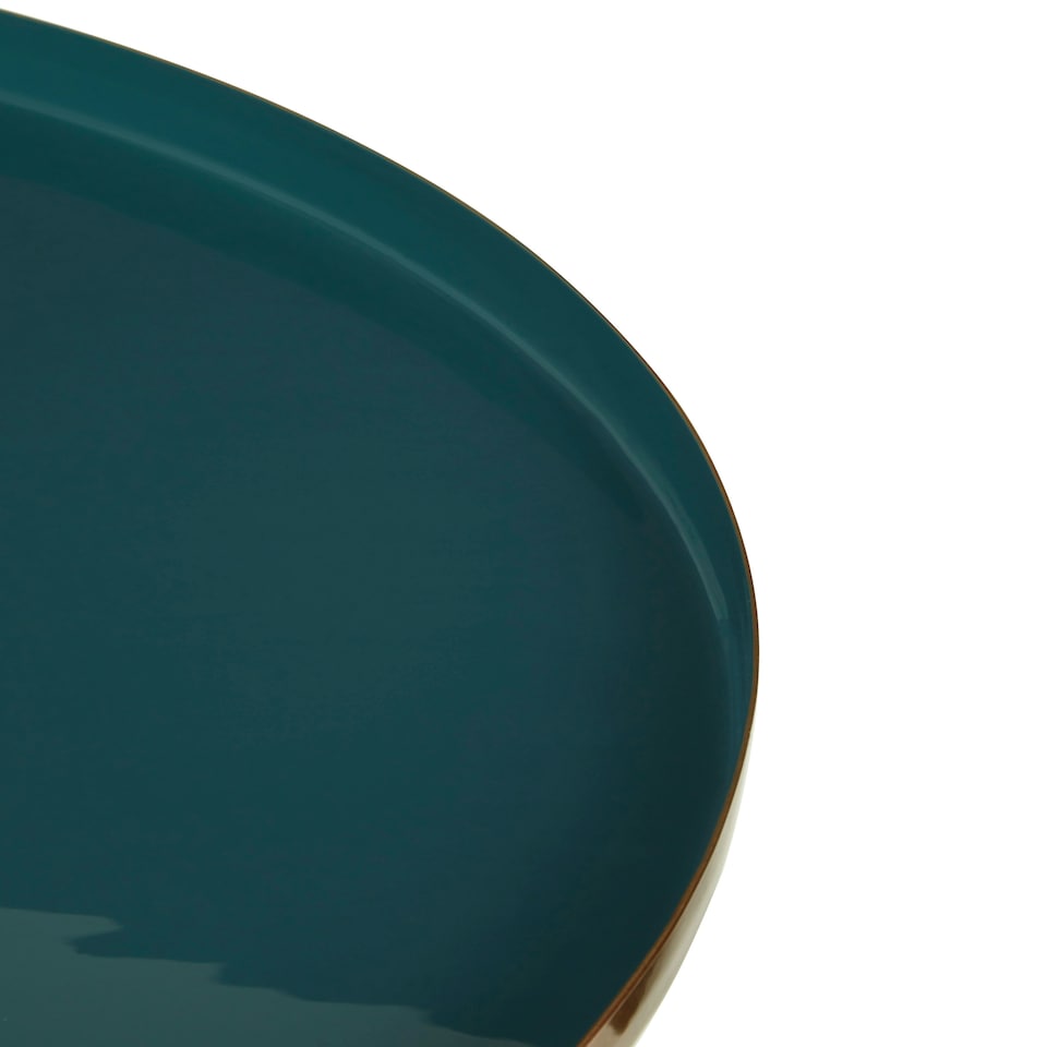 image 1 of Enox Large Diesel Enamel Table Green