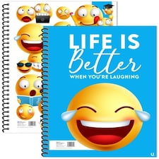 Single Emoji Spiral Notebook 20x28cm
