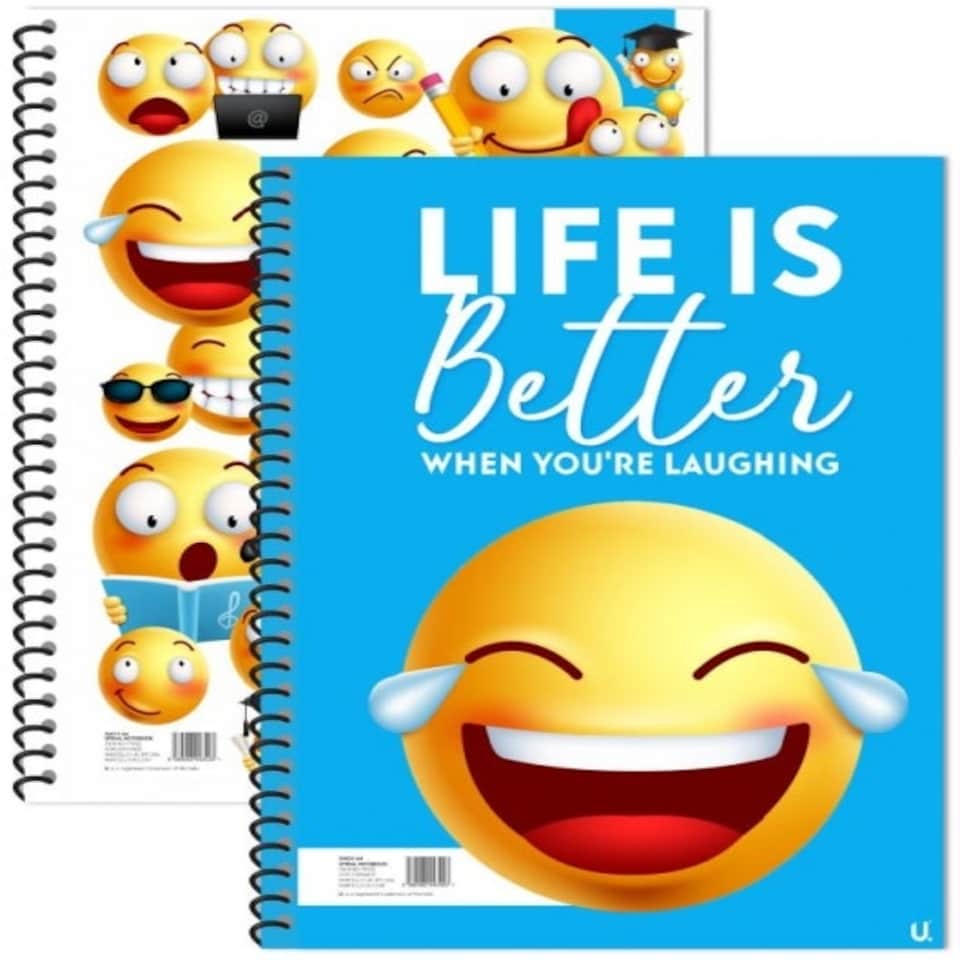 image 1 of Single Emoji Spiral Notebook 20x28cm