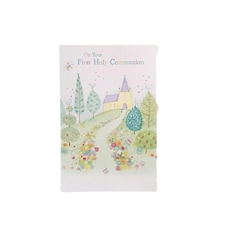 On Your First Holy Communion Card with Lots Of Love
