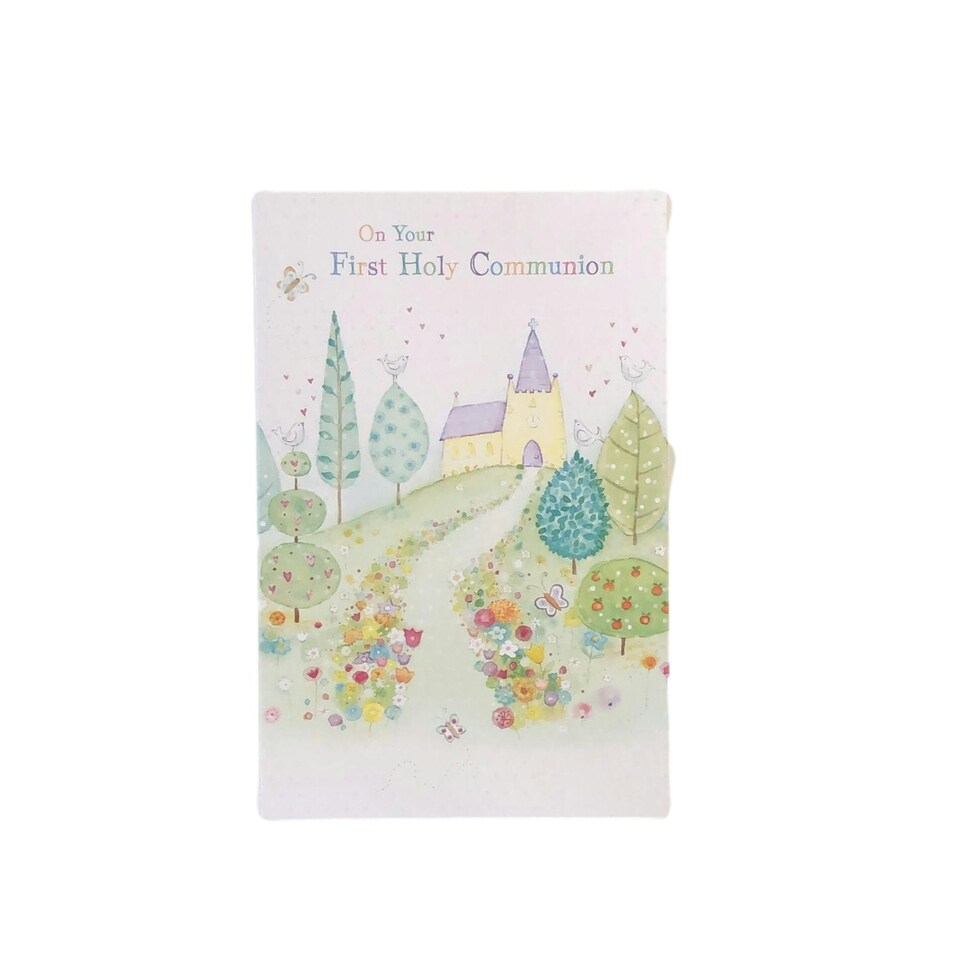 image 1 of On Your First Holy Communion Card with Lots Of Love