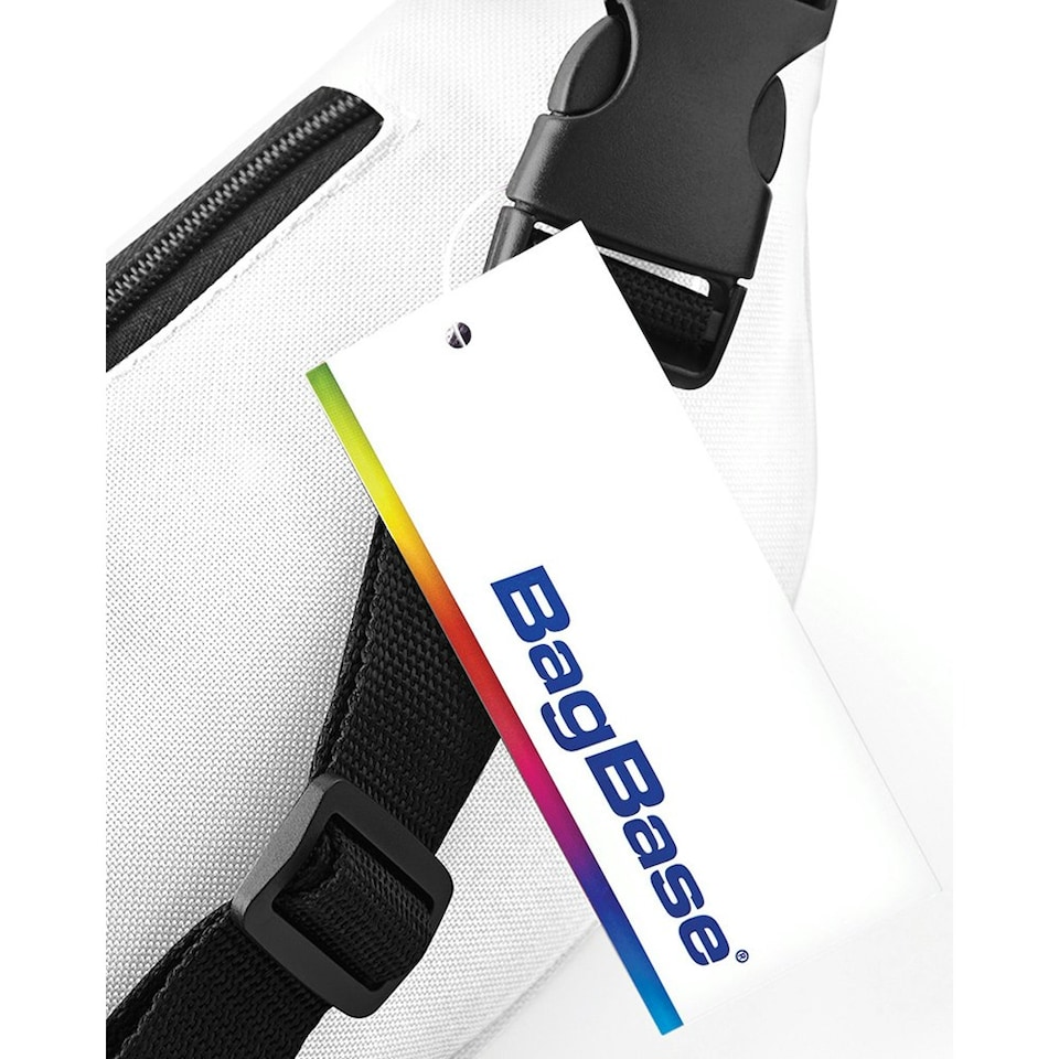 image 1 of Bagbase Adjustable Belt Bag (2.5 Litres) - White - One Size White