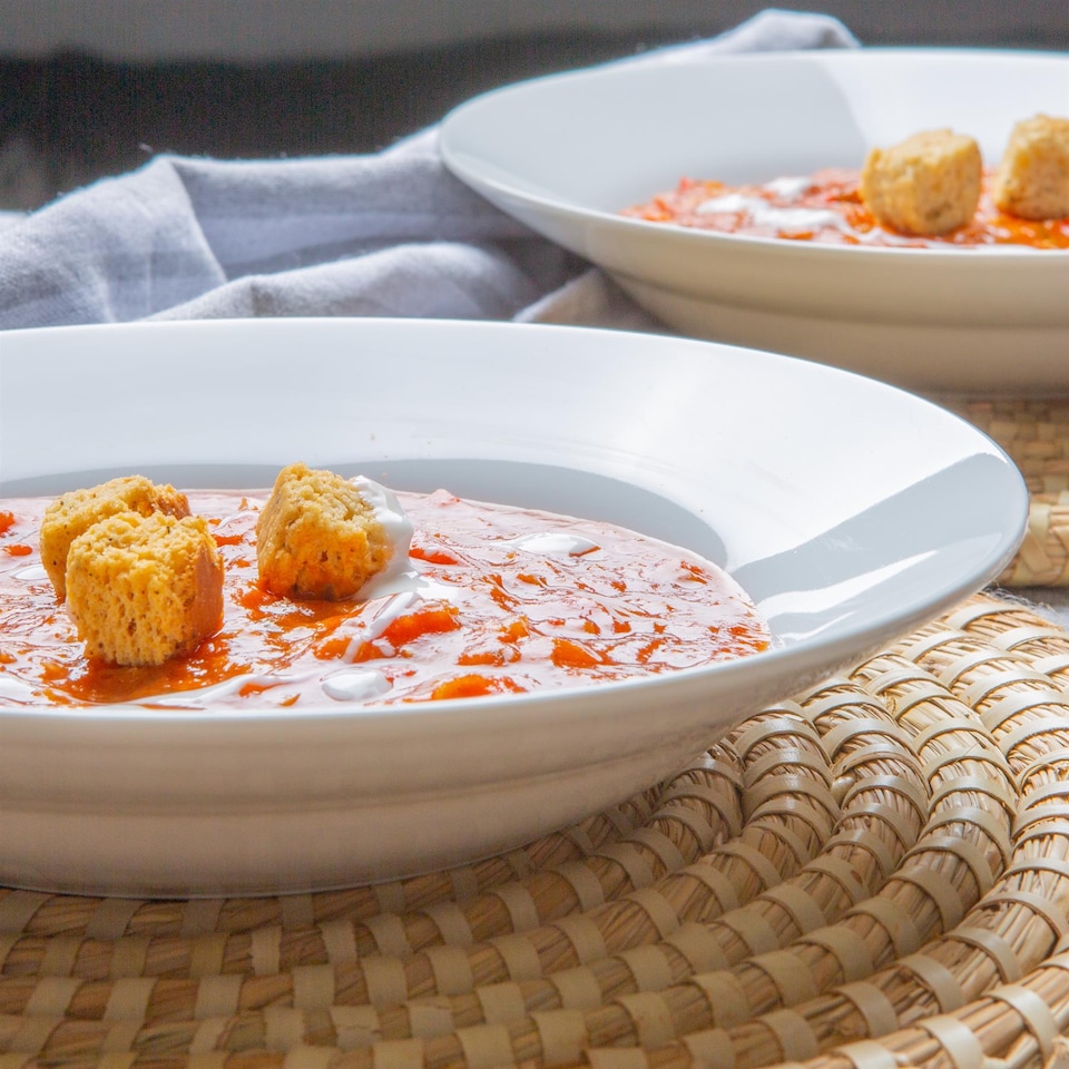 image 1 of Argon Tableware Classic White Soup Bowls - 23cm - Pack of 6 | White | White