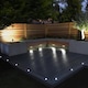 image 4 of Set of 20 - 30mm IP67 Colour Changing LED Decking Kit with Photocell | Chrome | Clear | 20