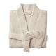 image 1 of Unisex Lightweight Waffle Bathrobe Dressing Gown - Super Soft, Quick Dry Spa Kimono Robe (Linen, L/XL) | Multi | Linen | One size
