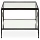 image 1 of Interiors by Premier Coffee Table With Black Finish Frame Black