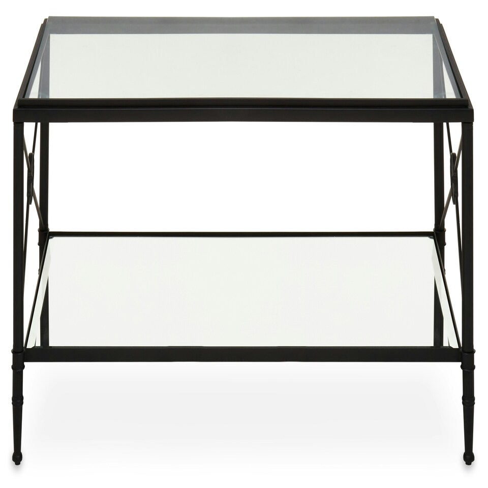 image 1 of Interiors by Premier Coffee Table With Black Finish Frame Black