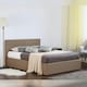 image 4 of 3ft Single Fabric Gas Lift Ottoman Bed In Mocha
