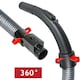 image 5 of SPARES2GO Hose for Morphy Richards 980563 980571 Bagless Cylinder Vacuum Cleaner (2m) Grey