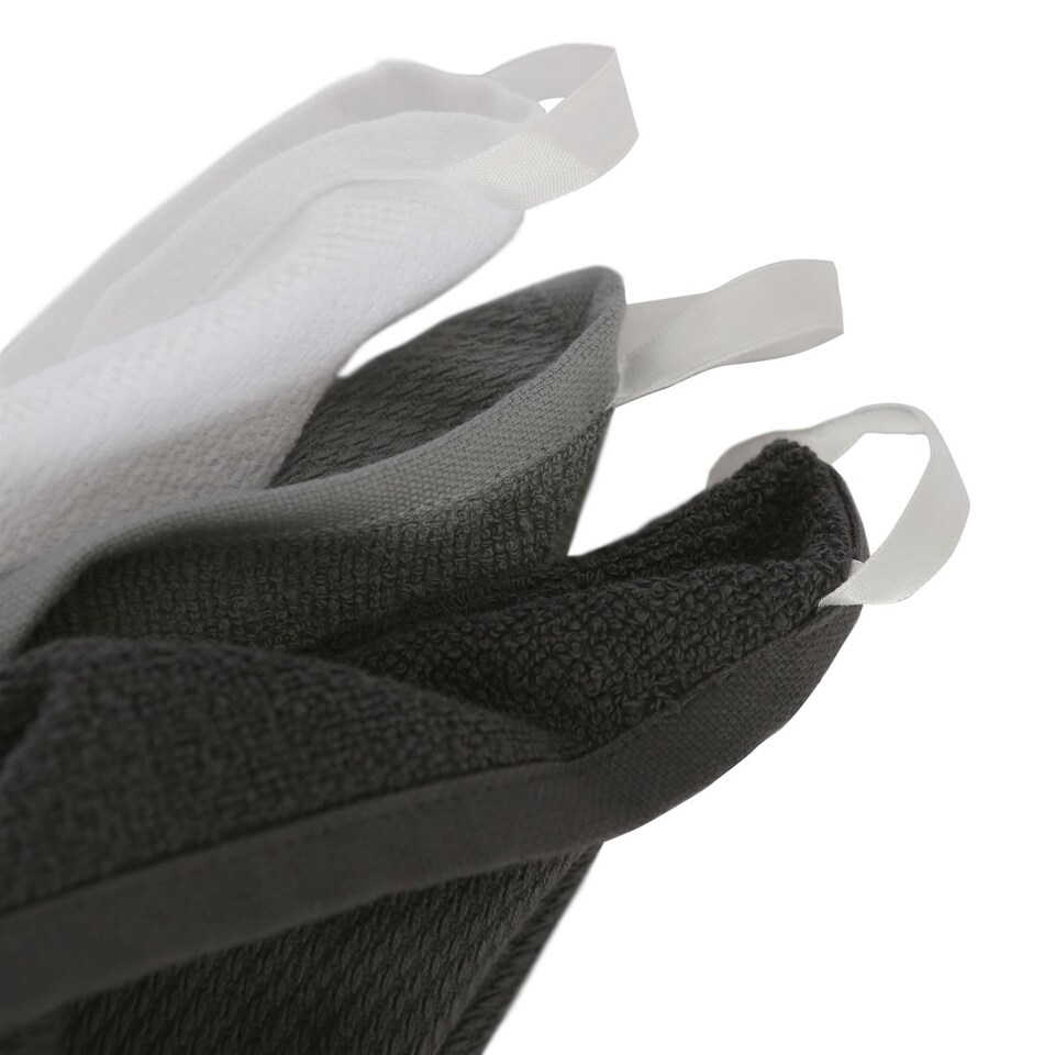 image 1 of Nicola Spring Deluxe 100% Cotton Tea Towels - 60cm x 40cm - Grey - Pack of 4