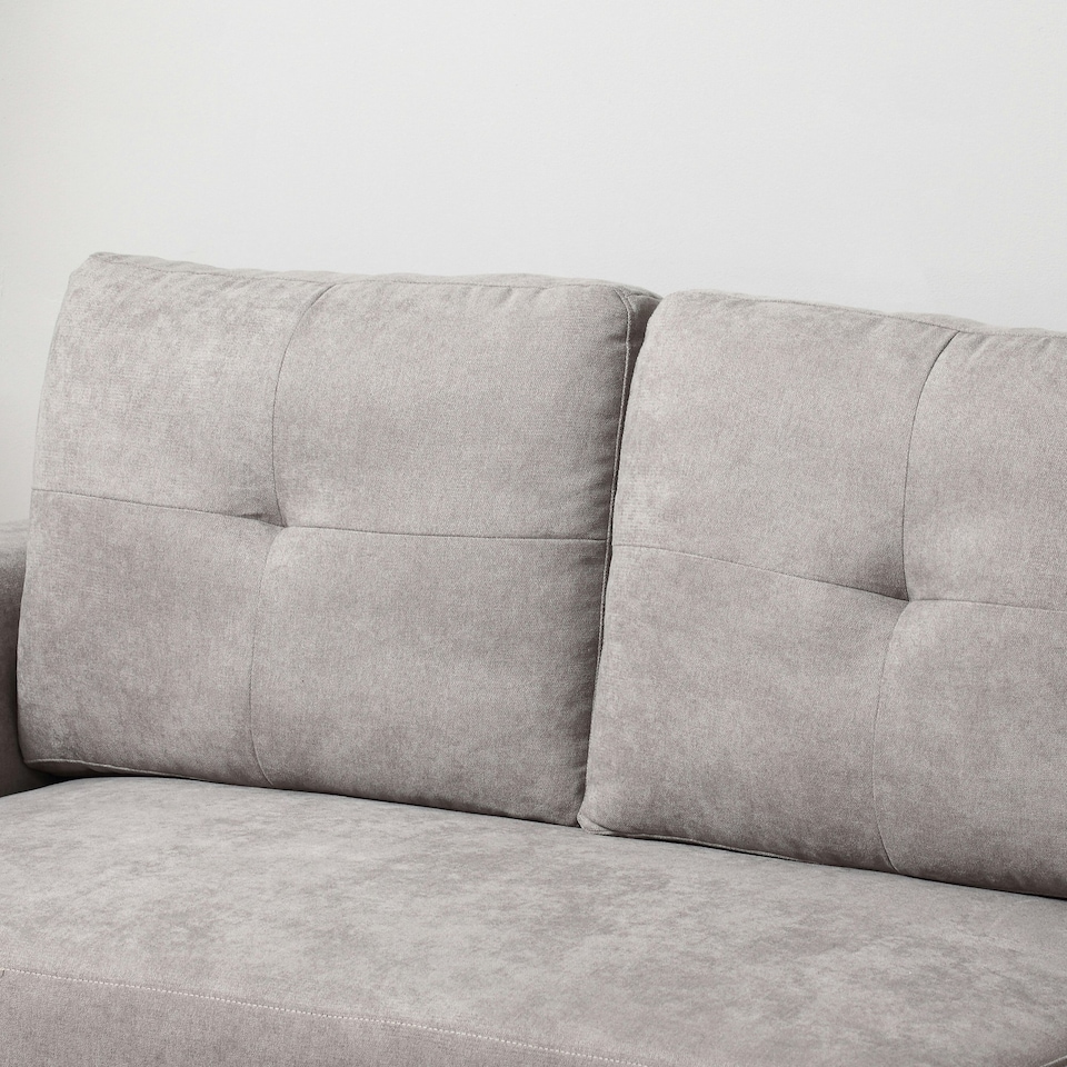 image 1 of HOMCOM 3 Seater Sofa Bed, Convertible Pull Out Sofa with Storage, Grey