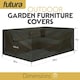 image 6 of Futura Rectangular 150x90x75cm Waterproof Garden Furniture Cover 600D | Black | Black | 150x90x75cm | 1