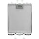 image 8 of SPARES2GO Vent Extractor Aluminium Mesh Filter compatible with IKEA Oven Cooker Hood