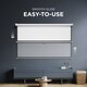 image 3 of 72" Manual Pull Down Projector Screen with Wall Mount