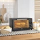 image 2 of HOMCOM Mini Oven 9L Countertop Toaster Oven with Timer Control 750W Black