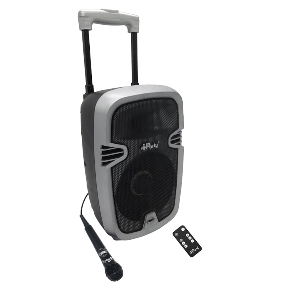 image 1 of Lexibook K8250 Bluetooth Light Trolley Speaker with Karaoke