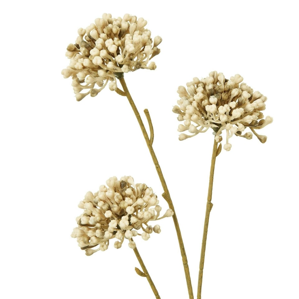 image 1 of Hill Interiors Allium Spray Artificial Flower - Brown - One Size