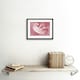 image 2 of Alice Wonderland Cheshire Cat Smile 9x7" Black Framed Wall Art Print