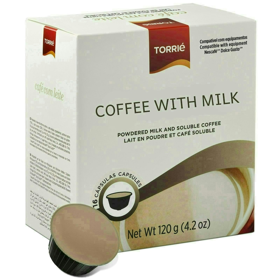 image 1 of Instant Coffee with Milk - Dolce Gusto ® Compatible Capsules (80 Pods)