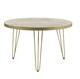image 5 of Light Gold Round Dining Table
