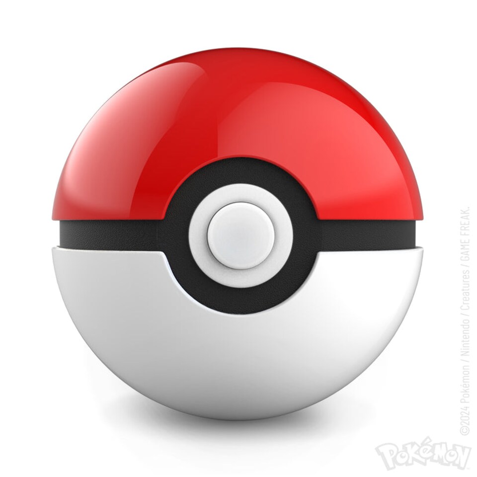 image 1 of Pokémon Die-Cast Mini Poké Ball Replica | Red