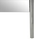 image 2 of Interiors by Premier Silver Finish Frame Floor Mirror Silver