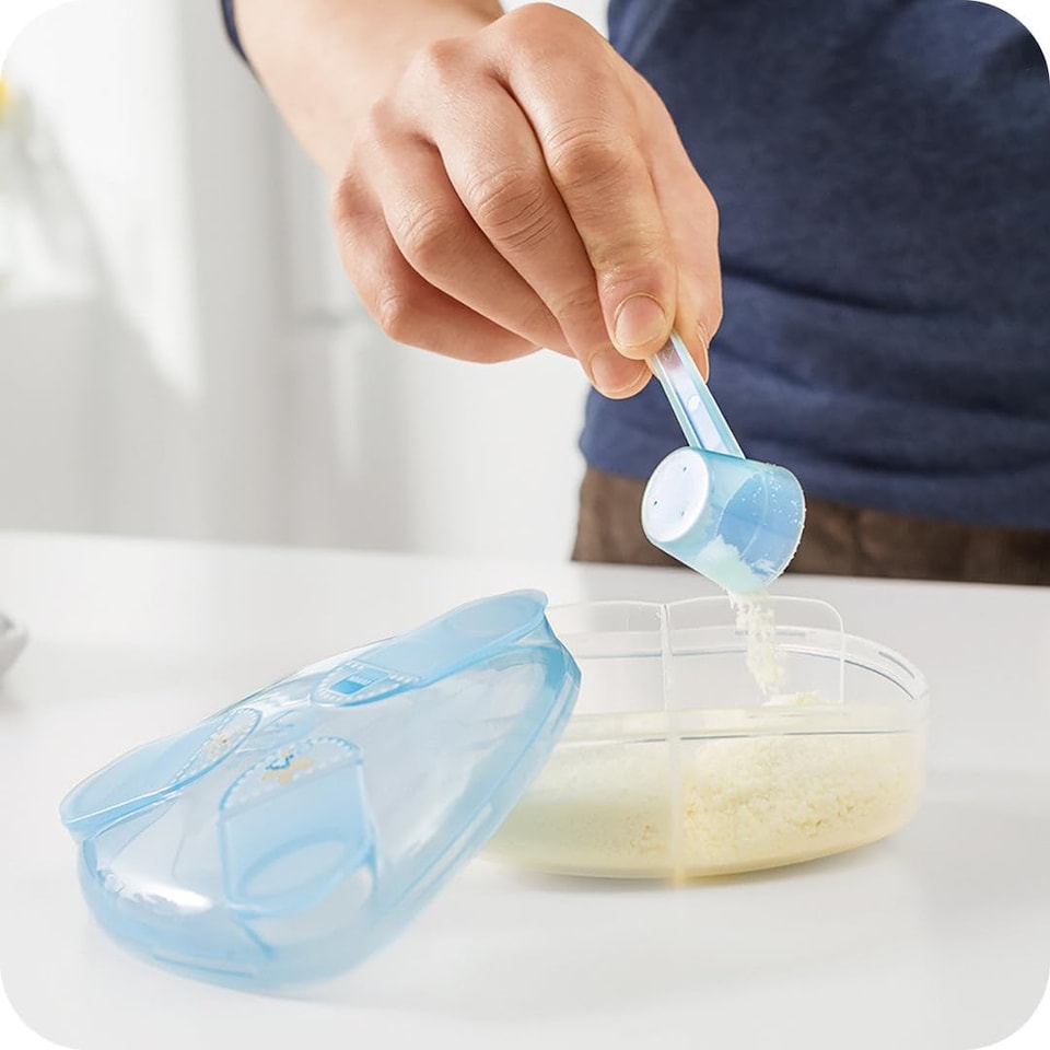 image 1 of MAM Baby Milk Powder Box Sterilisable & Dishwasher Safe