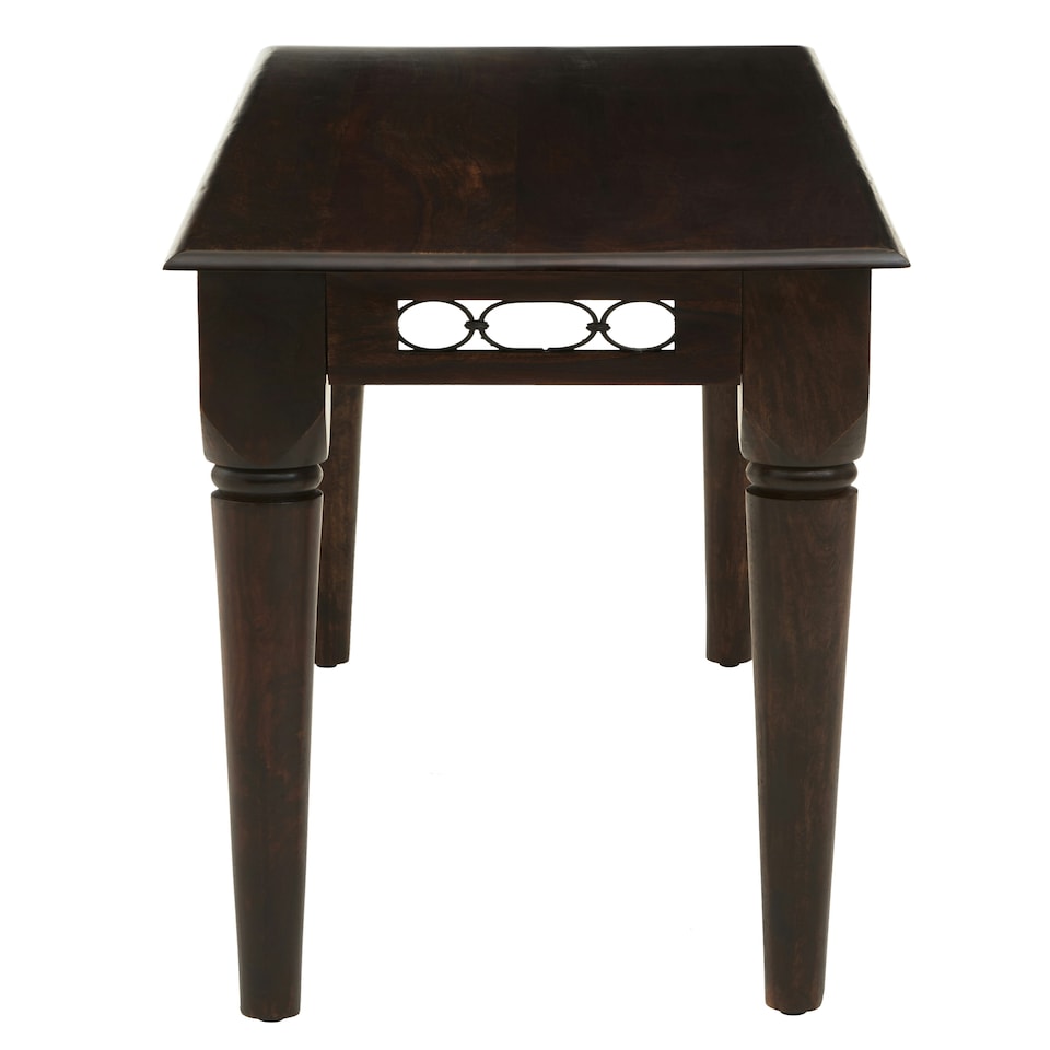 image 1 of Interiors by Premier Dark Sheesham Wood Console Table Brown