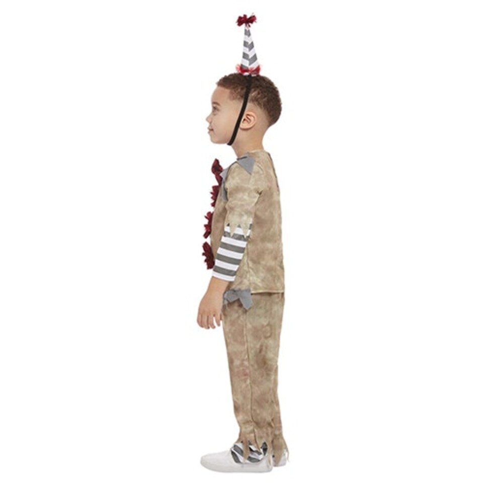 image 1 of Vintage Clown Fancy Dress Costume Unisex Toddler Age 1-2