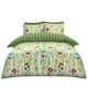 image 1 of Delphie Printed Duvet Cover Set Reversible Polycotton Beddings Multi | King