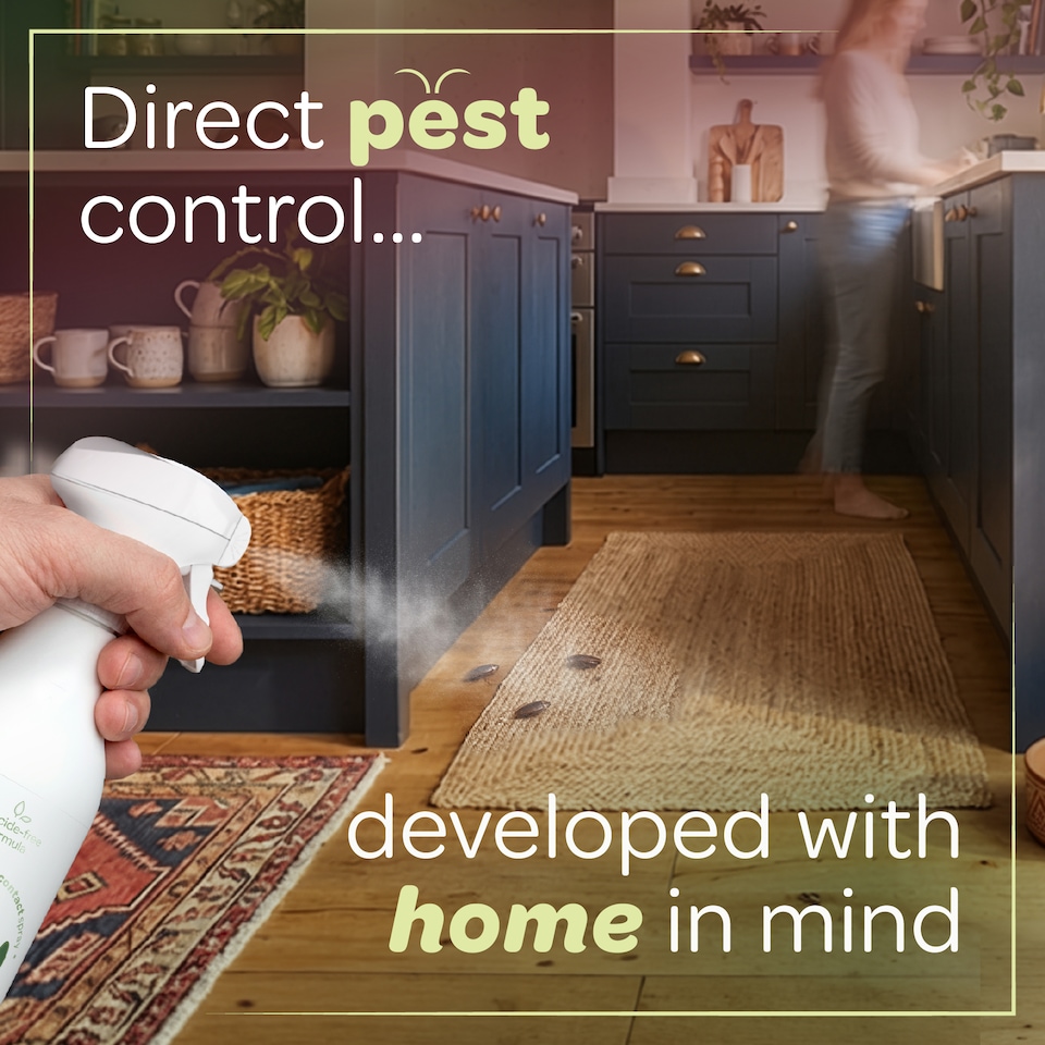 image 1 of Inoscent Cockroach Killer Spray (500ml) - Kills on Contact. Ready to Use, Indoor & Outdoor, Non-Toxic, Pet & Family Safe