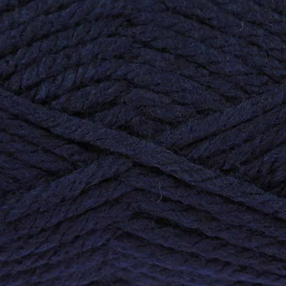 King Cole Navy Big Value Super Chunky Yarn (Value Pack 12 x 100g Balls) For Crochet, Knitting - 81m per ball
