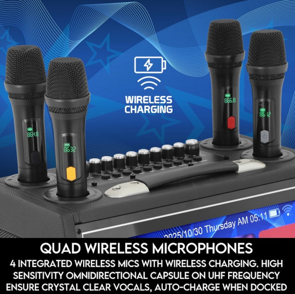 image 1 of Mr Entertainer Maestro Pro Touchscreen Karaoke Machine