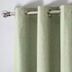 image 2 of Fusion Sorbonne Eyelet Curtains Green