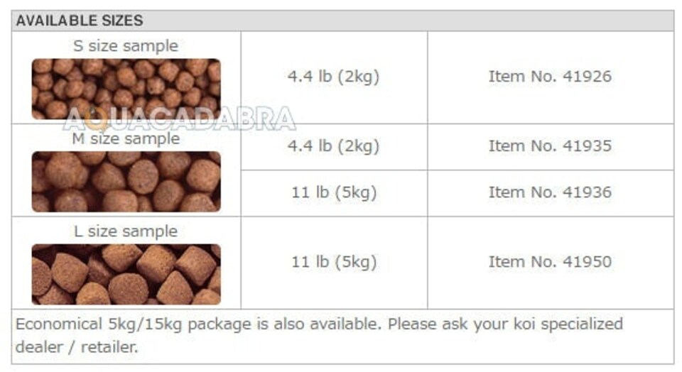 image 1 of Saki Hikari Multi-Season Pellets Black