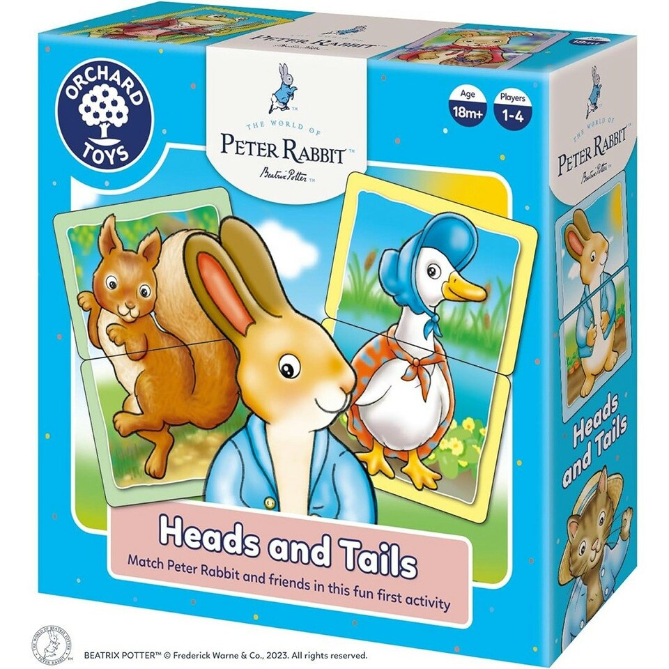 image 1 of Orchard Toys Peter Rabbit Heads And Tails Game