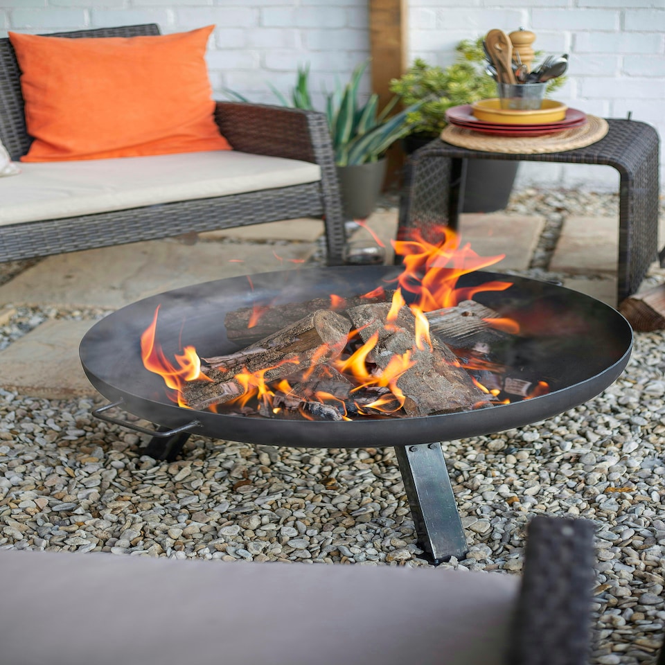 image 1 of La Hacienda Pittsburgh Medium Industrial Heavy Duty Steel Firepit