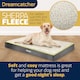 image 4 of Dreamcatcher Grey XL Dog Bed Orthopaedic Extra Large Flat Crate Mattress 104x74x9cm | Grey | Grey | 1