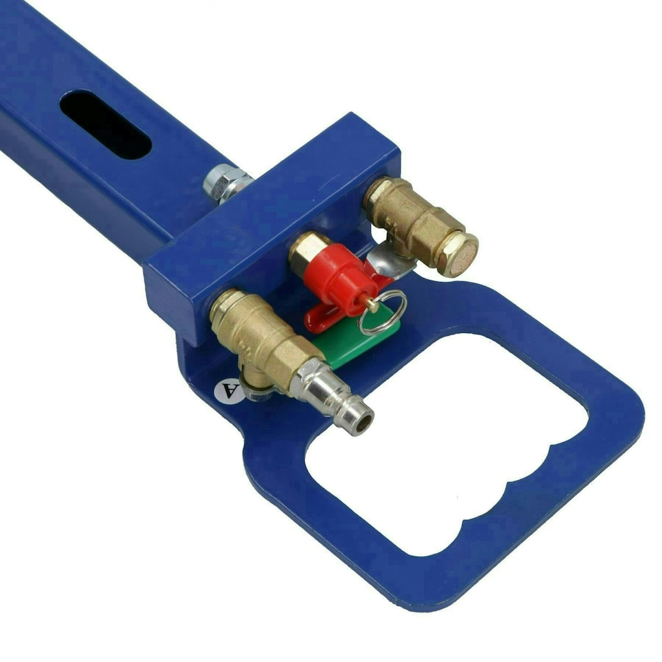 image 1 of 3 Ton Car Van Air Pneumatic Triple Air Bag Trolley Lifting Jack 135 - 400mm Height