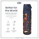 image 5 of Leak Proof Slim Water Bottle, BPA Free, 500ml (18oz) | Blue | Giraffes | One Size