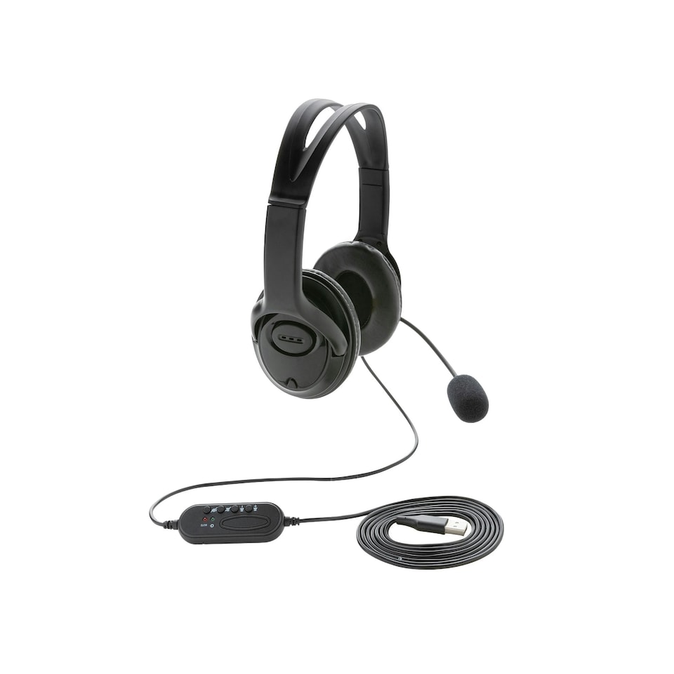 image 1 of XD Collection Wired Headphones - Black - One Size | Black